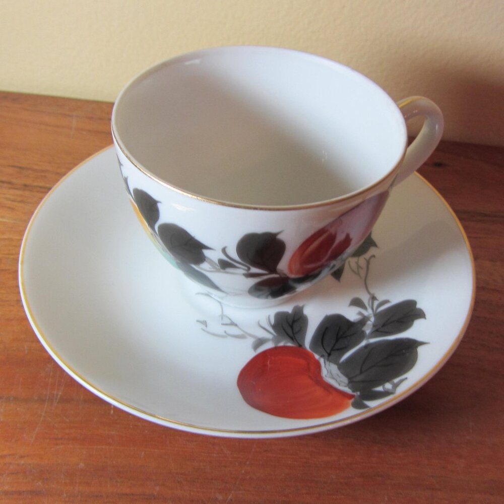 Mascot china japan NA-961 7 oz tea cup & saucer (W5712)